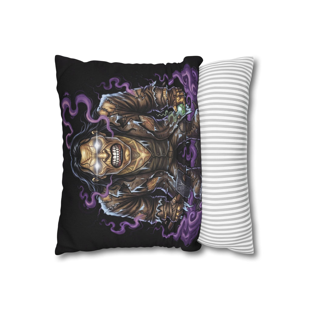 Pumpkin Ghost — Two-Sided Halloween Pillow Cover | Monster Art Cushion Cover