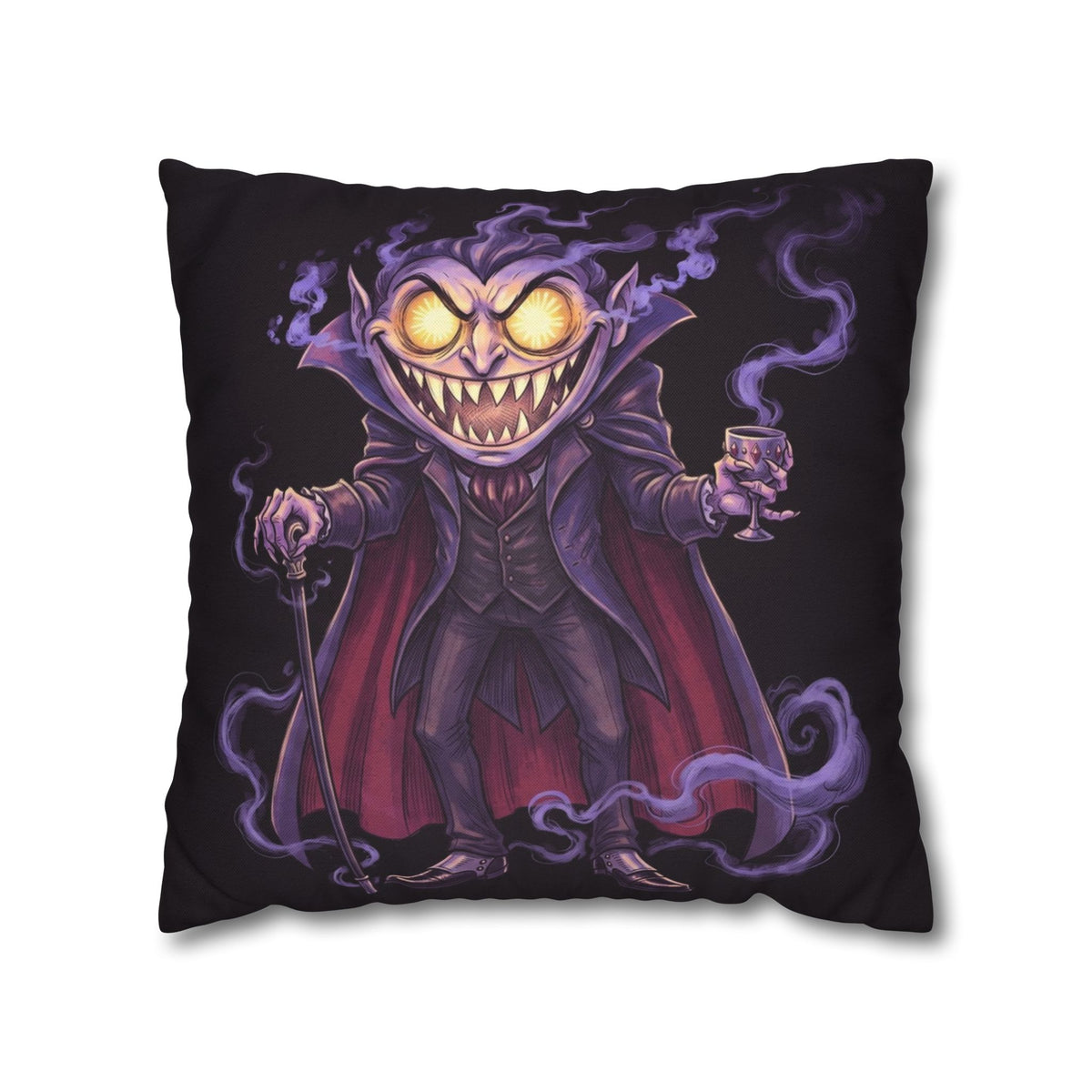 Vampire — Two-Sided Halloween Pillow Cover | Monster Art Cushion Cover