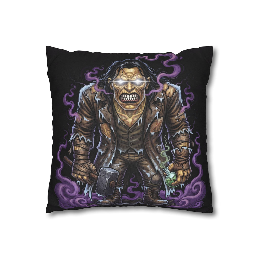 Pumpkin Ghost — Two-Sided Halloween Pillow Cover | Monster Art Cushion Cover