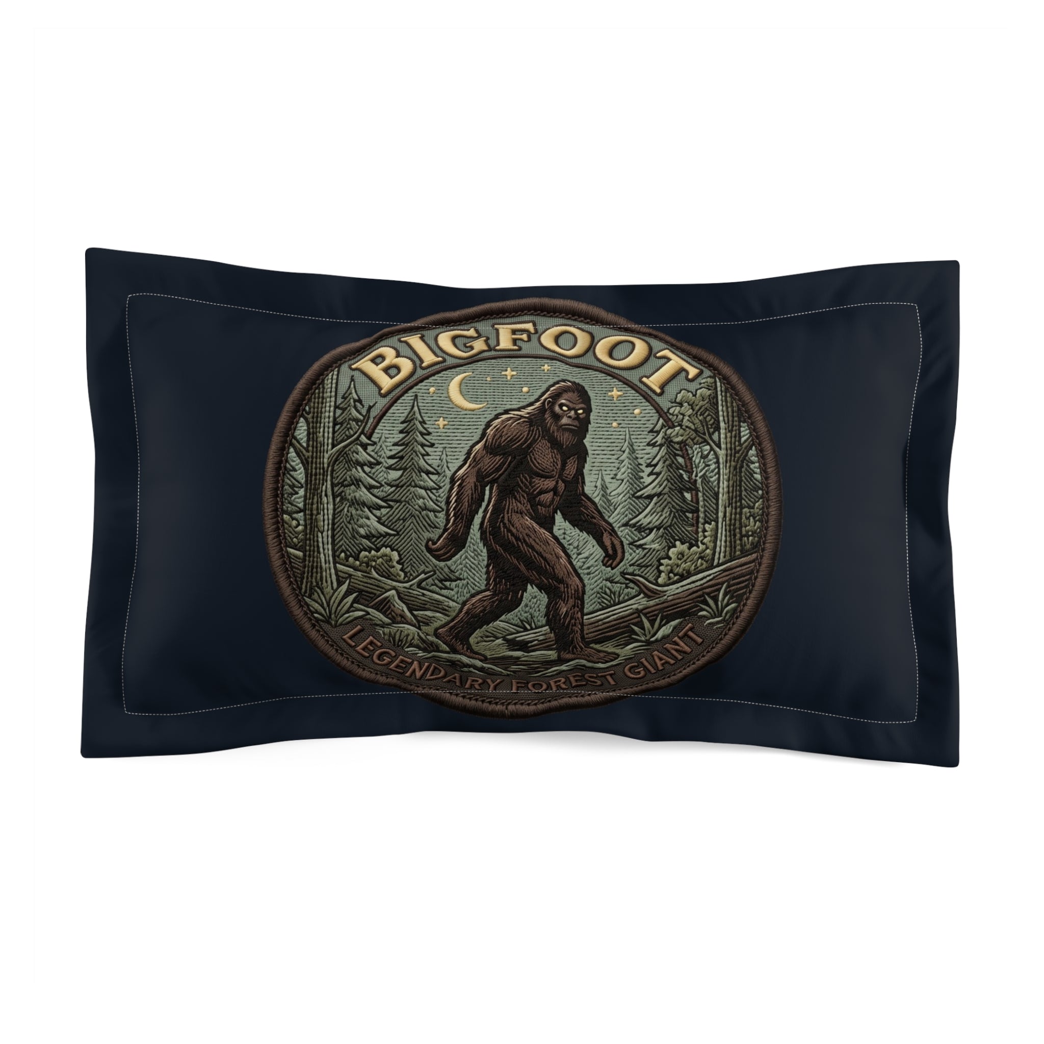 Household Cryptid Hunters Pillow Sham — Bigfoot