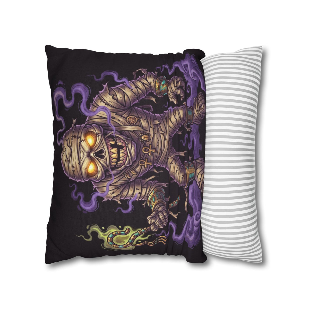 Mummy — Two-Sided Halloween Pillow Cover | Monster Art Cushion Cover