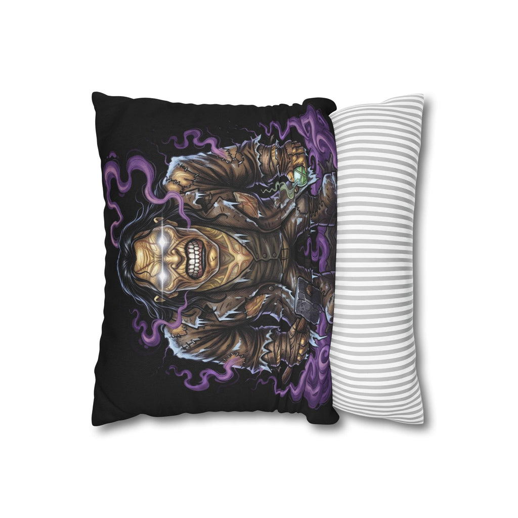 The Creature — Two-Sided Halloween Pillow Cover | Monster Art Cushion Cover