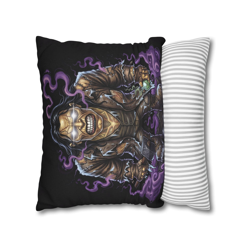 Pumpkin Ghost — Two-Sided Halloween Pillow Cover | Monster Art Cushion Cover